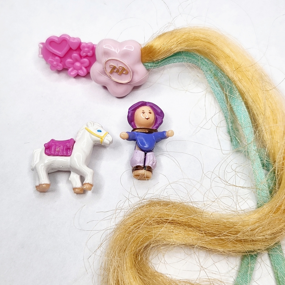 1995 Polly Pocket Arabian Beauty Pony Figures Vintage Bluebird